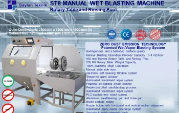 ST8 Manual WetBlasting Cabinet for AL Ext. Dies